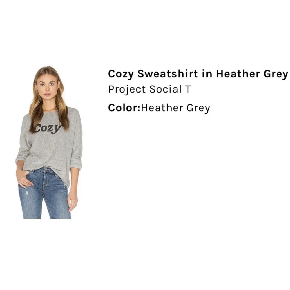 Project Social T “Cozy” Sweatshirt S